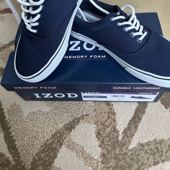 Izod Men's Canvas RANGLEY Lace Up Shoes NWT Izod - Picture 6 of 7